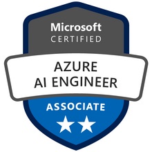 Azure AI Engineer Associate badge