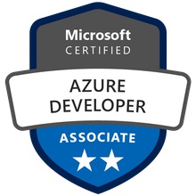Azure Developer Associate badge
