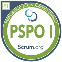 Professional Scrum Product Owner I badge