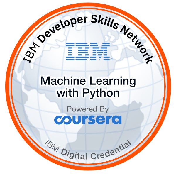 Machine Learning with Python badge